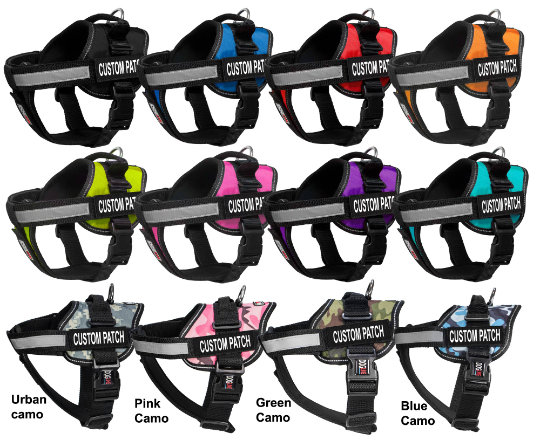 Custom Patch Dog Harness - Personalized Training Vest