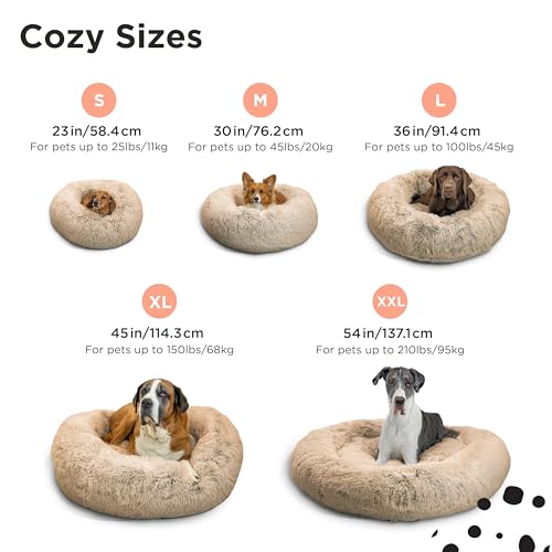 Sheri's Cozy Taupe Donut Bed 23x23