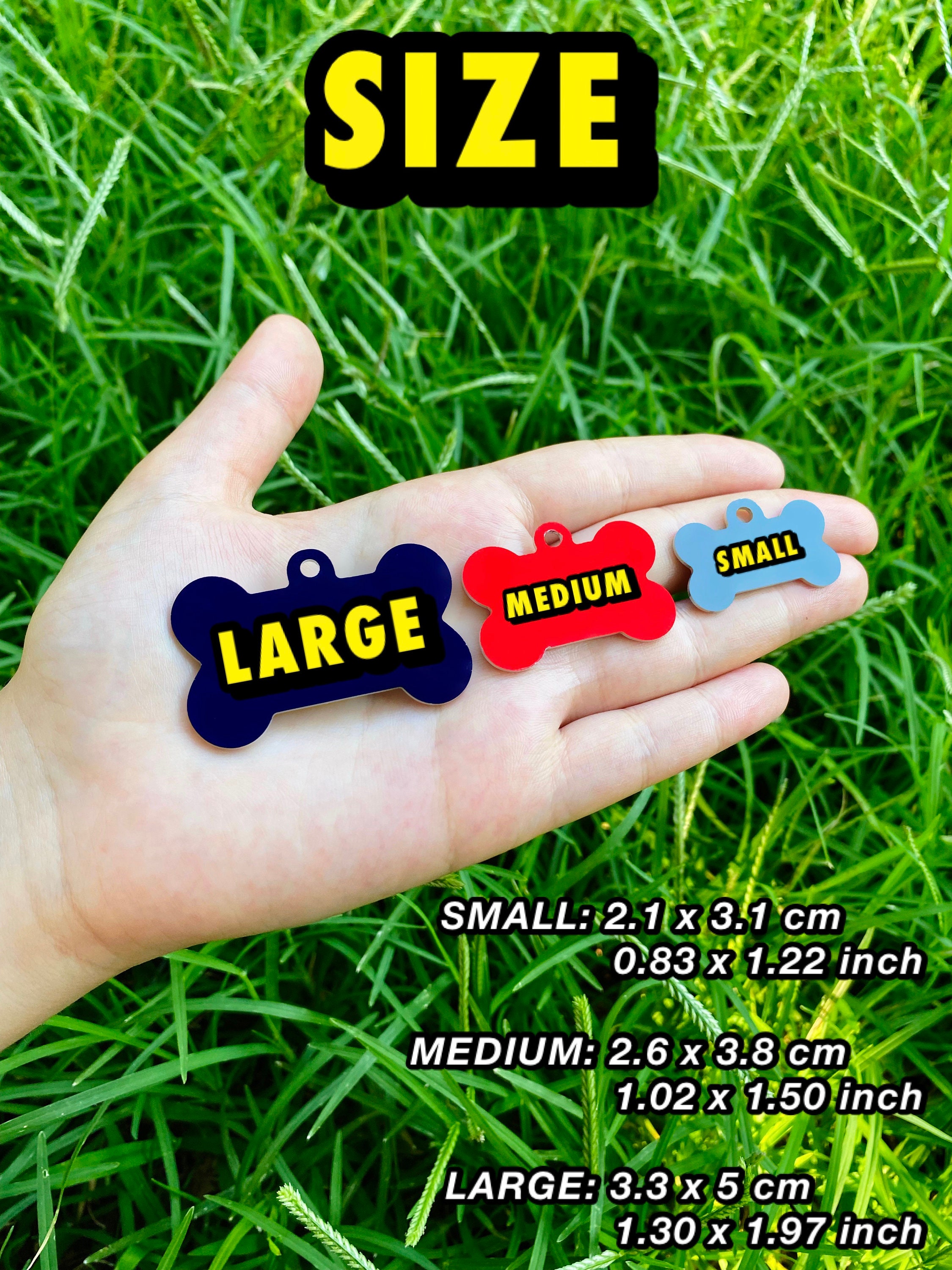 Personalized Pet ID Tag for Dogs - Blue