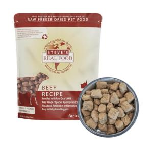 Steve's Real Food Freeze-Dried Raw Nuggets 1.25# (Beef)