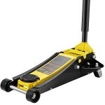 VEVOR 3 Ton Low Profile, Heavy-Duty Steel Racing Floor Jack with Dual Pistons Quick Lift Pump, Lifting Range 3.35"-19.69"