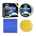 Car Plating Wax,Cleans,Shine,Polishes and Protects Your VehicleEasy-to-Use Spray Wax to Add Gloss,Long-Lasting 3.38 fl oz