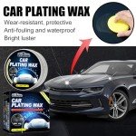 Car Plating Wax,Cleans,Shine,Polishes and Protects Your VehicleEasy-to-Use Spray Wax to Add Gloss,Long-Lasting 3.38 fl oz