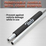 TONDA Low Profile Floor Jack, 2 Ton Aluminum and Steel Hydraulic Car Jack with Dual Pump System, Rapid Lift, Orange