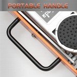 TONDA Low Profile Floor Jack, 2 Ton Aluminum and Steel Hydraulic Car Jack with Dual Pump System, Rapid Lift, Orange