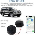 Mini GPS Tracker for Vehicles - Car GPS Tracker Portable Real Time Magnetic GPS Tracking Device,No Subscription Required/No Monthly Fee,Hidden GPS Trackers for Kids,Dogs,Trucks ﻿