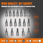 XHTT Mechanics Tools Kit,108-Piece 1/4"&1/2 Metric And Standard Socket Set,Ratchet Set,Quick Release Reversible Ratchet Wrench,Universal Joint,Extension Bars.