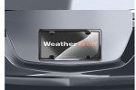 WeatherTech ClearCover License Plate Cover and Frame, Chrome/Black