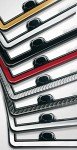 WeatherTech ClearCover License Plate Cover and Frame, Chrome/Black