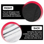 K-Musculo Faux Leather Spare Tire Cover, Waterproof Anti-UV - RV/Truck/Trailer/SUV Accessory (Black 30"-32" Dia)