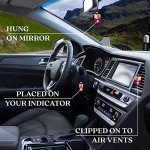 Alien Car Air Freshener for Women | Perfume Style Car Scents Air Freshener with Vent Clip | Strong Car Perfume Air Freshener with Odour Eliminating Technology | Car Fresheners for Women by Perfa