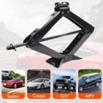 Scissor Jack 3 Ton (6610 lbs) Tire Changing Kit with Lug Wrench - Emergency Kit for Car, SUV, MPV