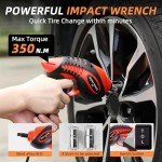 STANDTALL Electric Car Jack Kit 5 Ton 12V Electric Jack for Car with Impact Wrench and Tire Inflator Pump for SUV Sedan Truck Change Tires Garage Repair