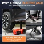 STANDTALL Electric Car Jack Kit 5 Ton 12V Electric Jack for Car with Impact Wrench and Tire Inflator Pump for SUV Sedan Truck Change Tires Garage Repair