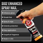 Adam's Polishes Spray Wax 16oz - Premium Infused Carnauba Car Wax Spray For Shine, Polish & Top Coat Paint Protection | Car Wash Enhancer & Clay Bar Lubricant | Car Boat Motorcycle RV Detailing