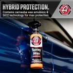 Adam's Polishes Spray Wax 16oz - Premium Infused Carnauba Car Wax Spray For Shine, Polish & Top Coat Paint Protection | Car Wash Enhancer & Clay Bar Lubricant | Car Boat Motorcycle RV Detailing