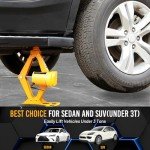 ROGTZ Electric Car Floor Jack 3 Ton All-in-one Automatic 12v Scissor Lift Jack for Tire Change Replacement