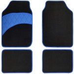 COLINOO 4 Pcs Car Floor Mats All Weather Universal Fit Car Mats Full Set for Car SUV Van & Truck