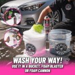 Chemical Guys Mr. Pink Foaming Car Wash Soap, High-Suds pH-Balanced Car Shampoo, Safe for Wax & Sealants, Works with Foam Cannons & Bucket Wash, Safe on All Paint Finishes, 128 oz, Candy Scent