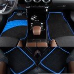 COLINOO 4 Pcs Car Floor Mats All Weather Universal Fit Car Mats Full Set for Car SUV Van & Truck