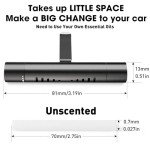 EORRZZY 2 Packs Custom Car Air Freshener Diffuser Vent Clips for Car Decoration Accessories with 12 Refill Sticks for Cars, Office, Kitchen, Bathroom, Pet Houses