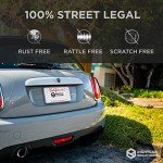 Rightcar Solutions Silicone License Plate Frame | The Original Premium Grade Silicone Car Plate Frame | Rust Proof, Rattle Proof, Weather Proof License Plate Holder (Grey)