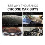 CAR GUYS Liquid Wax | Advanced Car Wax | Superior Protection with a Carnauba Wax Shine | For all Paint Colors and Excellent Black Car Wax | 8 Oz Kit