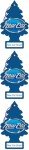 LITTLE TREES Car Air Freshener | Hanging Paper Tree for Home or Car | New Car Scent | 3 Pack