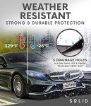 Silicone Black License Plate Frame Covers 2 Pack- Front and Back Car Plate Bracket Holders. Rust-Proof, Rattle-Proof, Weather-Proof (Black)