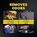 Meguiar’s Air Re-Fresher Odor Fighting Spray - Black Chrome Scent - Convenient Car Air Freshener that Instantly Fights Odors and Leaves Behind a Long-Lasting, Refreshing Black Chrome Scent, 8 Oz Spray