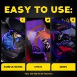 Meguiar’s Air Re-Fresher Odor Fighting Spray - Black Chrome Scent - Convenient Car Air Freshener that Instantly Fights Odors and Leaves Behind a Long-Lasting, Refreshing Black Chrome Scent, 8 Oz Spray