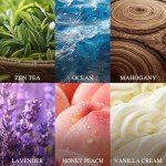 AROIC Car Air Freshener for Women, 6 Pack Air Freshener Diffuser, Hanging Drift Air Fragrance Essential Oil Diffuser, Long Lasting Fragrance Fresheners Scents Accessories Cute Car Interior Unisex