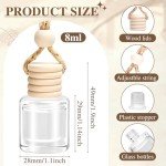 AROIC Car Air Freshener for Women, 6 Pack Air Freshener Diffuser, Hanging Drift Air Fragrance Essential Oil Diffuser, Long Lasting Fragrance Fresheners Scents Accessories Cute Car Interior Unisex