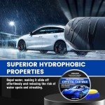 SHIELDOM Car Wax Polish Ceramic Coating Carnauba Wax Extra Gloss Paint Sealant Polishing Long Lasting Shine Hydrophobic for Cars, Trucks, SUVs, RVs with Microfiber Towel & Applicator Pad - 3.5oz/100g