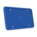 Rightcar Solutions Silicone License Plate Frame | The Original Premium Grade Silicone Car Plate Frame | Rust Proof, Rattle Proof, Weather Proof License Plate Holder (Blue)