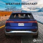 Rightcar Solutions Silicone License Plate Frame | The Original Premium Grade Silicone Car Plate Frame | Rust Proof, Rattle Proof, Weather Proof License Plate Holder (Blue)