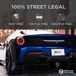 Rightcar Solutions Silicone License Plate Frame | The Original Premium Grade Silicone Car Plate Frame | Rust Proof, Rattle Proof, Weather Proof License Plate Holder (Blue)