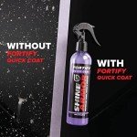 SHINE ARMOR Fortify Quick Coat – 3-in-1 Ceramic Coating Spray (8oz) | Waterless Wash, Shine & Protection | Streak-Free, Hydrophobic Car Wax for Paint & Trim