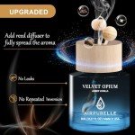 Car Air Freshener Hanging 2 Pack Diffuser - Amber Vanilla Fragrance Oil Air Diffuser for Car, 45+ days Long Lasting Fragrance, Two 0.27 FL OZ/8ML Made in USA