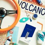 Capri Blue Volcano Fragranced Car Diffuser with Refills - Volcano Car Air Freshener Diffuser - Includes Tropical Fruit Scented Refills
