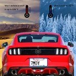 Iridescent License Plate Frame, 2 Pack Stainless Steel Mirror Polish Treatment, Universal US Car License Plate Bracket Holder, 4 Holes Theft Design, Rustproof Weatherproof(with mounting Fittings).