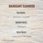 Car Air Freshener Hanging, Long Lasting Essential Oil Diffuser Mahogany Teakwood Scent, Car Air Freshener For Women, Men. Made in USA