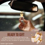 Car Air Freshener Hanging, Long Lasting Essential Oil Diffuser Mahogany Teakwood Scent, Car Air Freshener For Women, Men. Made in USA