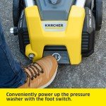 Kärcher Pressure Washer K1700, 3 Spray Nozzles, Detergent Tank, For Cars, Driveways, Siding, Patios, 2125 max. PSI, 1.46 max. GPM