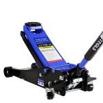 PULLAFUN 3 Ton Low Profile Floor Jack Capacity 6600 lbs with Dual Piston,Steady Steel Quick Lift Pump (Lift Pump 3.3"-19.7")