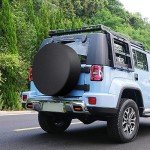 Car Spare Tire Cover,PVC Leather Tire Covers Trailer Tire Cover Camper Spare Tire Cover,Waterproof & Dustproof Spare Wheel Cover Car Accessories Fit 31-33 inches Tires