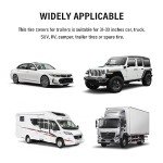 Car Spare Tire Cover,PVC Leather Tire Covers Trailer Tire Cover Camper Spare Tire Cover,Waterproof & Dustproof Spare Wheel Cover Car Accessories Fit 31-33 inches Tires