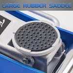 TONDA Floor Jack, Low Profile 2 Ton Hydraulic Aluminum and Steel Car Jack with Dual Pump System, Rapid Lift, Blue