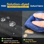 Tuszom Waterproof Anti-UV Tire Protectors 4 Pack - Tearproof 900D Solution-Dyed Tearproof Windproof Tire Covers for RV, Trailer,Camper,Truck,Cars,Jeeps,Vans,SUV (Universal Fits 29-31.75 inch)