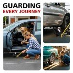 YATOINTO 2 Ton/4400 LBS Scissor Jack | 2 PCS Car Jack Tire Changing Kit, Portable Tyre Changer Set Includes Black Scissor Jack, Ratchet Wrench